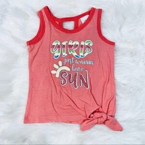 Gum Balls Summer Graphic Infant Girl Tank Top